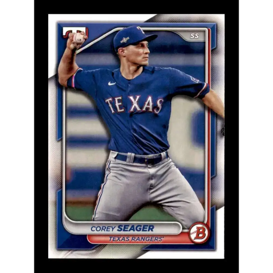 2024 Bowman #24 Corey Seager NM-MT Texas Rangers Baseball Card - Baseball Card