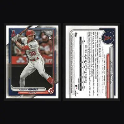 2024 Bowman #27 Jordyn Adams Los Angeles Angels RC - Baseball Card Single