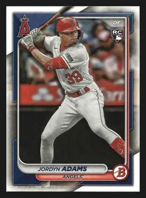 2024 Bowman #27 Jordyn Adams Los Angeles Angels RC - Baseball Card Single