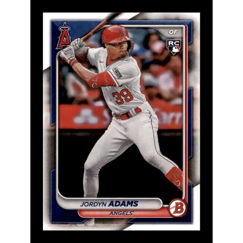 2024 Bowman #27 Jordyn Adams NM-MT RC Rookie Los Angeles Angels Baseball Card - Baseball Card Single