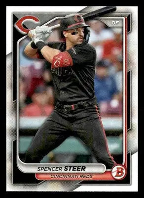 2024 Bowman #3 Spencer Steer - Baseball Card Single