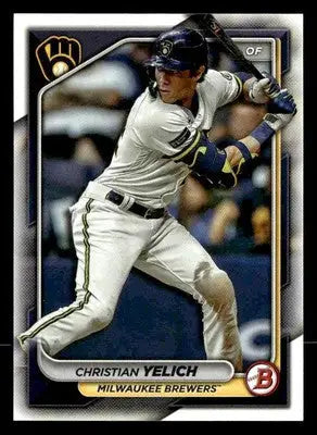 2024 Bowman #34 Christian Yelich - Baseball Card Single