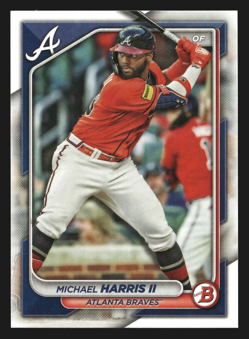 2024 Bowman #41 Michael Harris II Atlanta Braves - Baseball Card Single