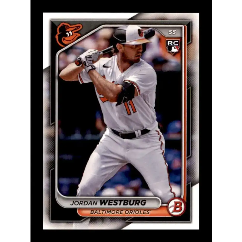 2024 Bowman #42 Jordan Westburg NM-MT RC Rookie Baltimore Orioles Baseball Card - Baseball Card Single
