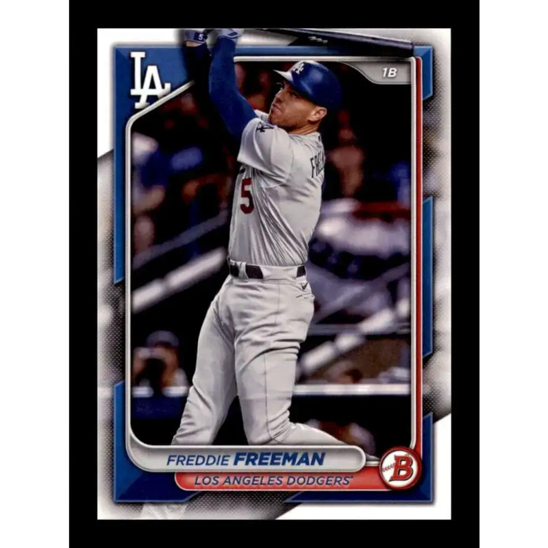 2024 Bowman #43 Freddie Freeman NM-MT Los Angeles Dodgers Baseball Card - Baseball Card Single