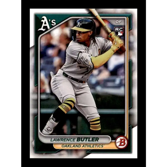 2024 Bowman #44 Lawrence Butler NM-MT RC Rookie Oakland Athletics Baseball Card - Baseball Card