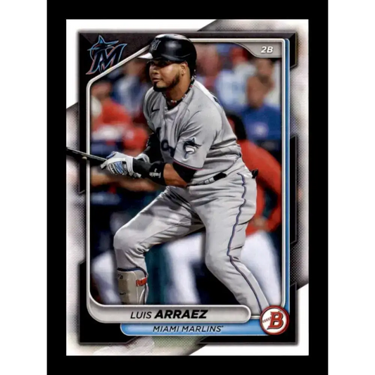 2024 Bowman #51 Luis Arraez NM-MT Miami Marlins Baseball Card - Baseball Card