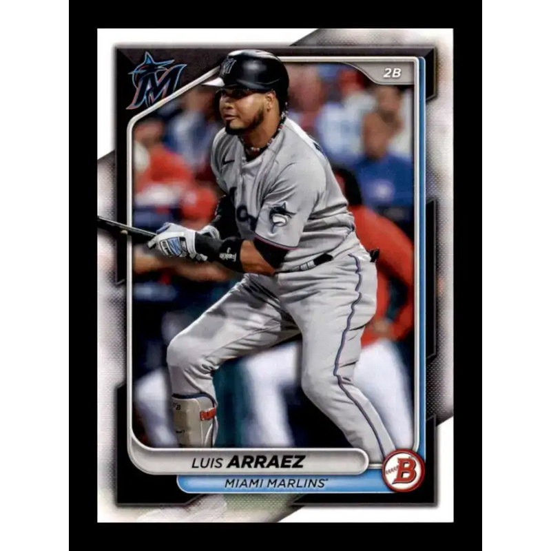 2024 Bowman #51 Luis Arraez NM-MT Miami Marlins Baseball Card - Baseball Card Single