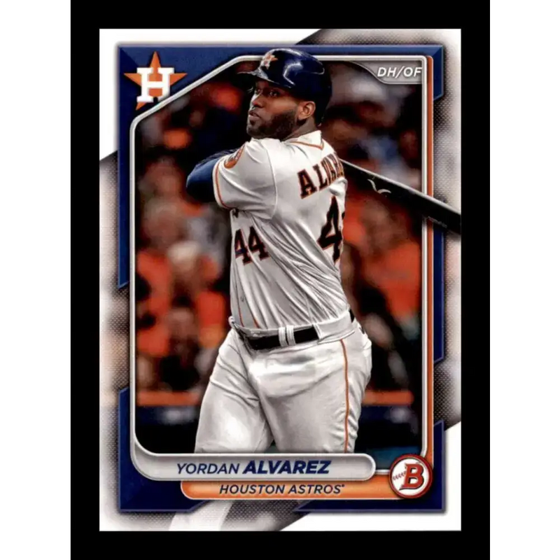 2024 Bowman #53 Yordan Alvarez NM-MT Houston Astros Baseball Card - Baseball Card Single