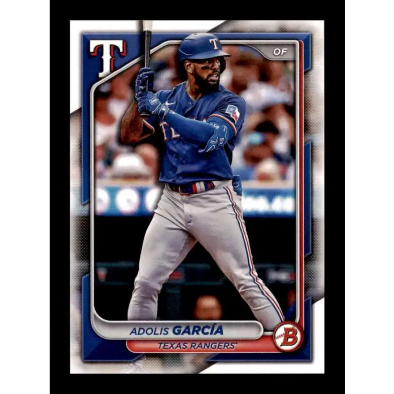2024 Bowman #6 Adolis Garcia NM-MT Texas Rangers Baseball Card - Baseball Card Single