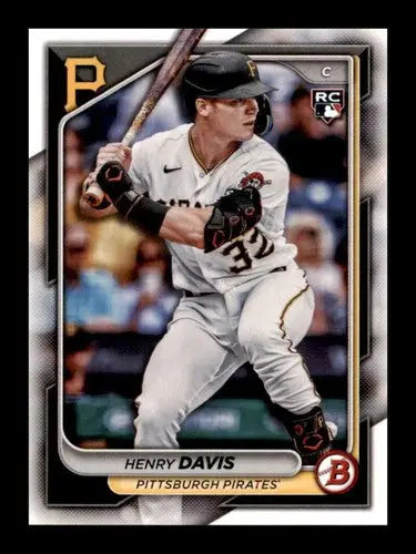 2024 Bowman #61 Henry Davis NM-MT RC Rookie Pirates ID:70691 - Baseball Card Single
