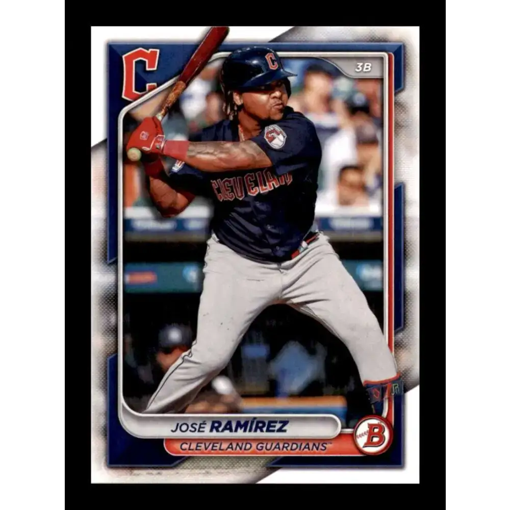 2024 Bowman #65 Jose Ramirez NM-MT Cleveland Guardians Baseball Card - Baseball Card