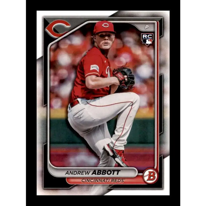 2024 Bowman #70 Andrew Abbott NM-MT RC Rookie Cincinnati Reds Baseball Card - Baseball Card Single
