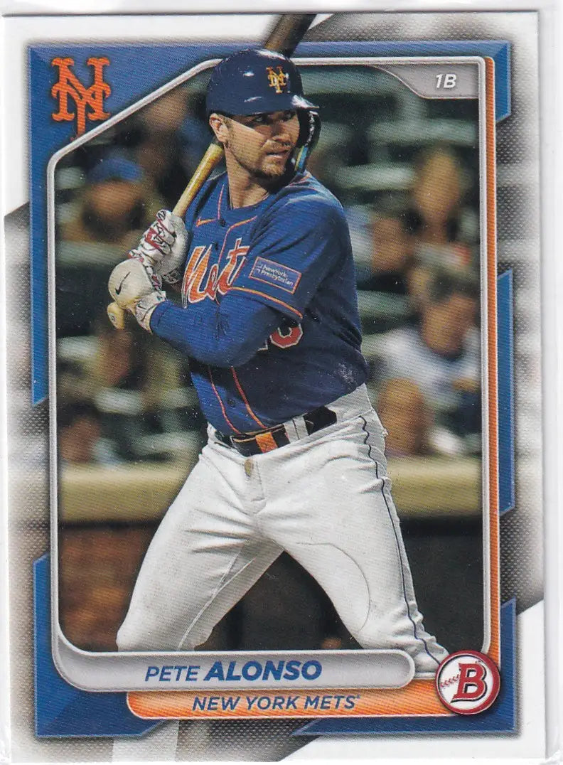 2024 BOWMAN #72 PETE ALONZO- NEW YORK METS - Baseball Card Single