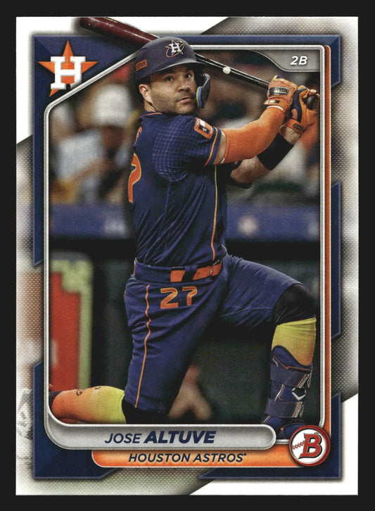 2024 Bowman #73 Jose Altuve Houston Astros - Baseball Card Single