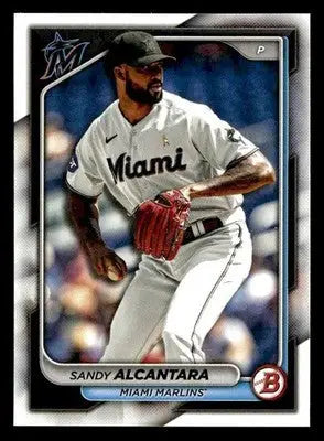 2024 Bowman #8 Sandy Alcantara - Baseball Card Single