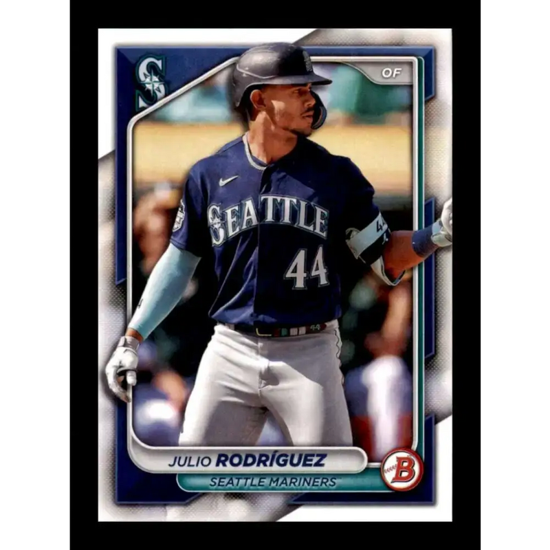 2024 Bowman #90 Julio Rodriguez NM-MT Seattle Mariners Baseball Card - Baseball Card Single