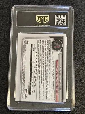 2024 Bowman #96 Jordan Lawlar Chrome Mojo Refractors GMA 10 - Baseball Card Single