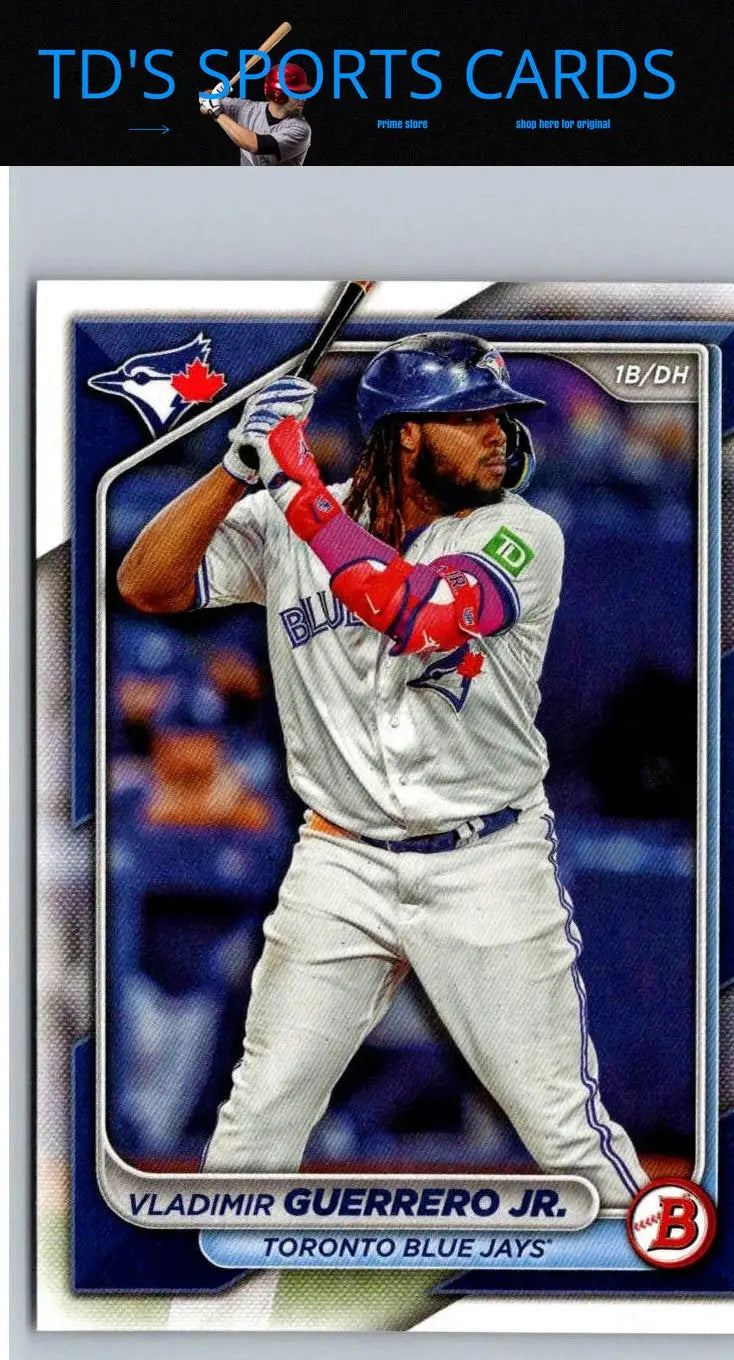 Vladimir Guerrero Jr. baseball card from 2024 Bowman #97 showcasing top MLB talent