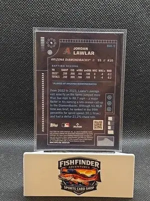 2024 Bowman - Bowman Ai Jordan Lawlar #BAI-5 (RC) - Baseball Card Single