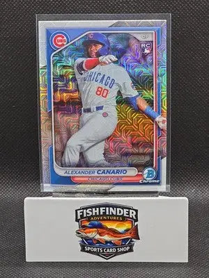 2024 Bowman - Alexander Canario #21 Chrome Mojo Refractor (RC) - Baseball Card Single
