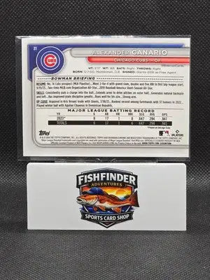 2024 Bowman - Alexander Canario #21 Chrome Mojo Refractor (RC) - Baseball Card Single