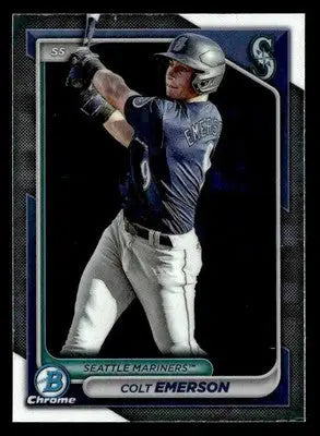 2024 Bowman #BCP-10 Colt Emerson Chrome Prospects - Baseball Card Single
