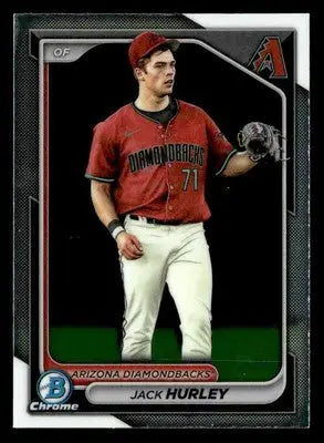 2024 Bowman #BCP-104 Jack Hurley Chrome Prospects - Baseball Card Single