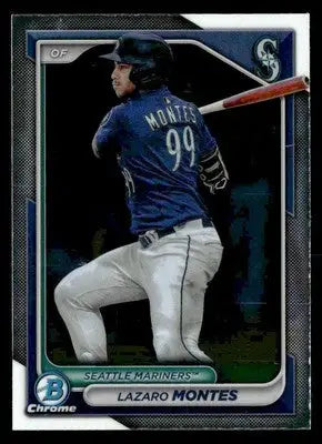2024 Bowman #BCP-110 Lazaro Montes Chrome Prospects - Baseball Card Single