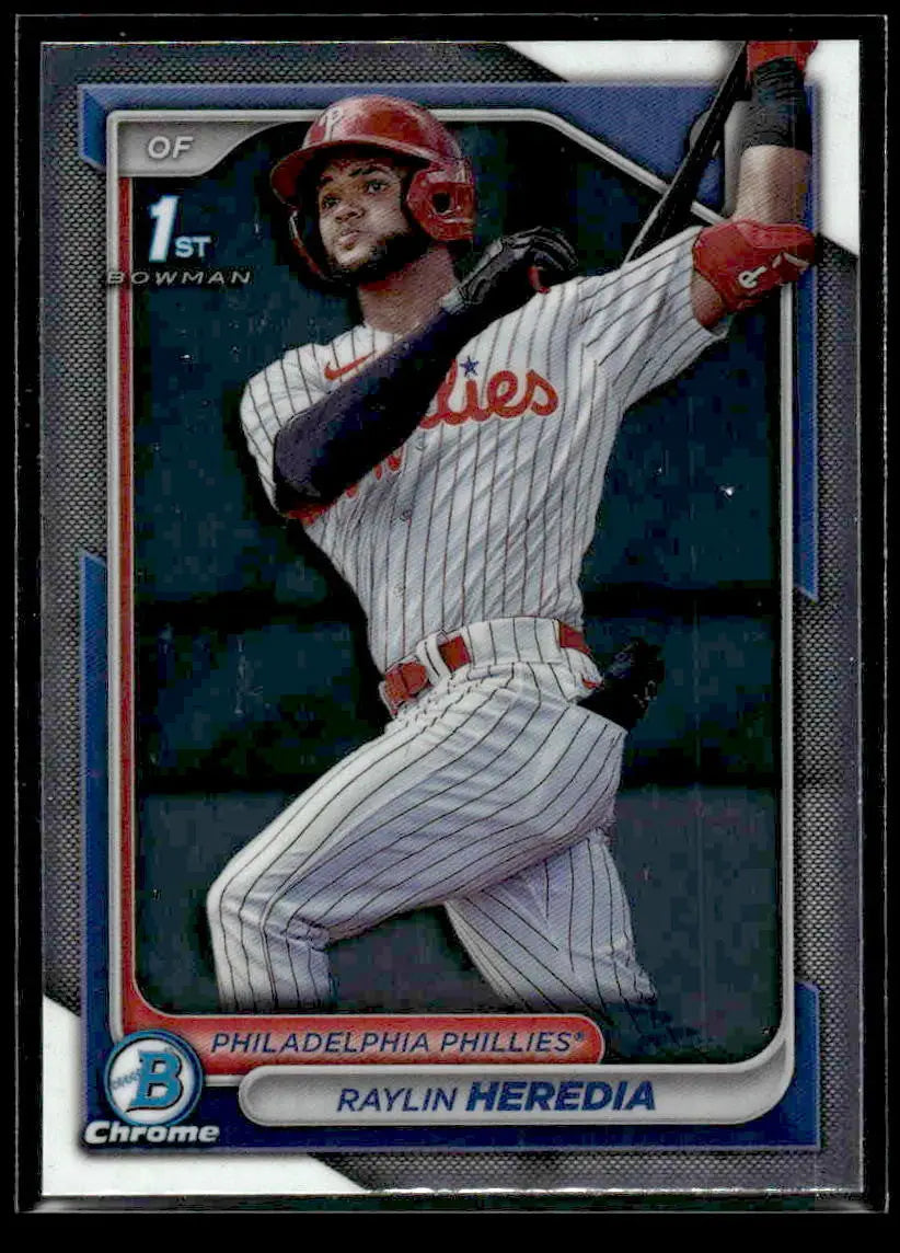 2024 Bowman #BCP-146 Raylin Heredia Chrome Prospects - Baseball Card Single