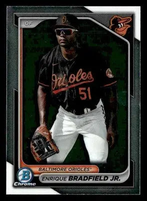 2024 Bowman #BCP-149 Enrique Bradfield Jr. Chrome Prospects - Baseball Card Single