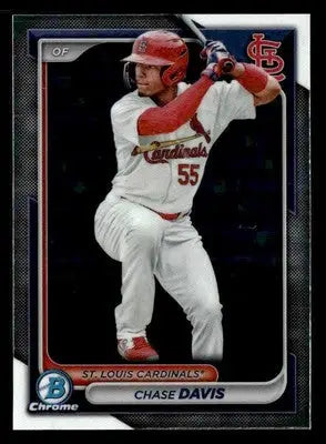 2024 Bowman #BCP-150 Chase Davis Chrome Prospects - Baseball Card Single