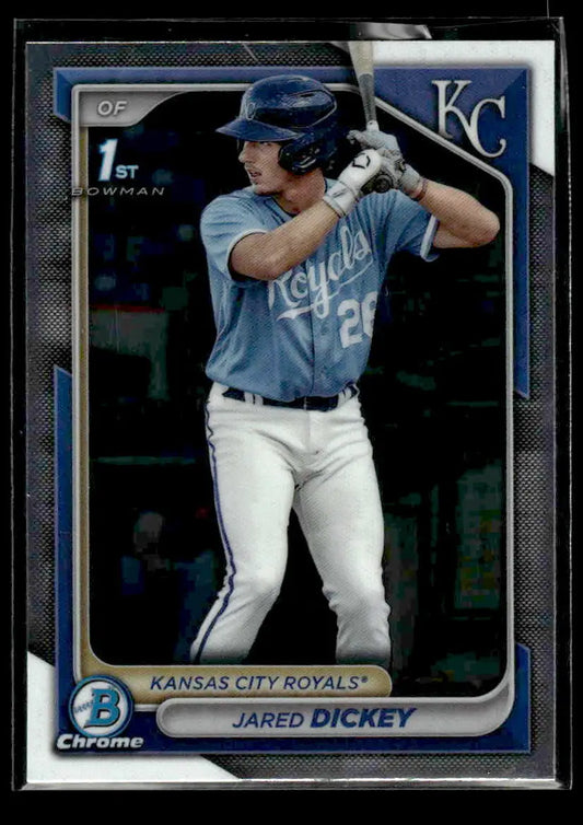 2024 Bowman #BCP-19 Jared Dickey Chrome Prospects - Baseball Card Single