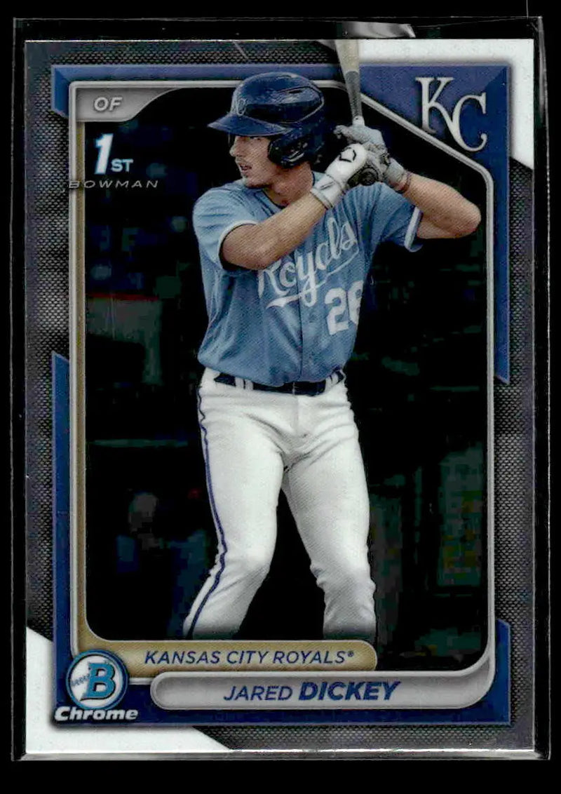2024 Bowman #BCP-19 Jared Dickey Chrome Prospects - Baseball Card Single