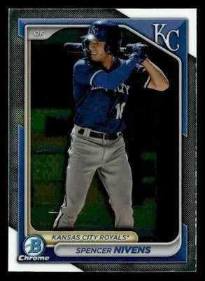 2024 Bowman #BCP-37 Spencer Nivens Chrome Prospects - Baseball Card Single