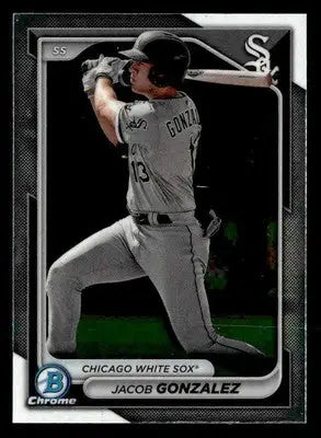 2024 Bowman #BCP-41 Jacob Gonzalez Chrome Prospects - Baseball Card Single