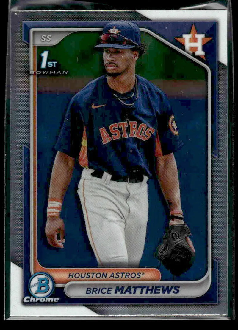 2024 Bowman #BCP-69 Brice Matthews Chrome Prospects - Baseball Card Single
