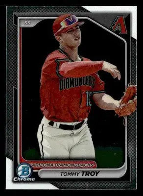 2024 Bowman #BCP-76 Tommy Troy Chrome Prospects - Baseball Card Single