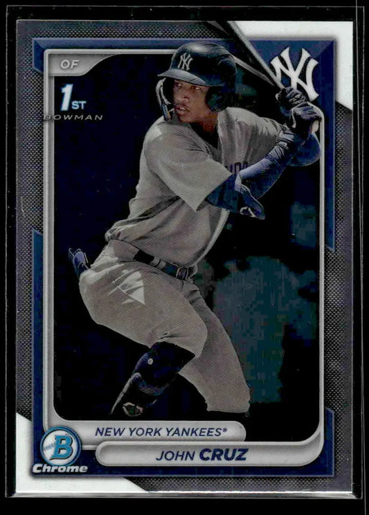 2024 Bowman #BCP-77 John Cruz Chrome Prospects - Baseball Card Single