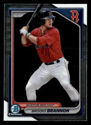 2024 Bowman #BCP-95 Brooks Brannon Chrome Prospects - Baseball Card Single