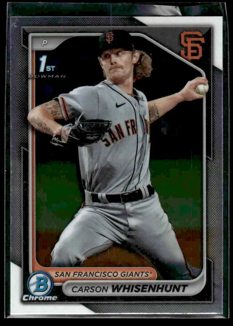 2024 Bowman #BCP-96 Carson Whisenhunt Chrome Prospects - Baseball Card Single