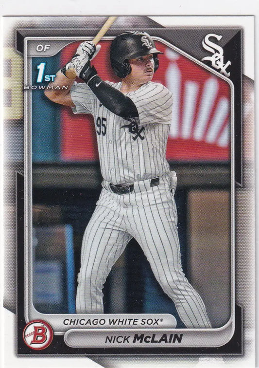 2024 BOWMAN #BD-14 NICK MCLAIN- CHICAGO WHITE SOX - Baseball Card Single