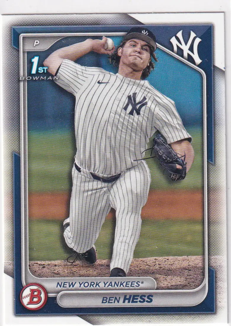 2024 BOWMAN #BD-87 BEN HESS- NEW YORK YANKEES - Baseball Card Single