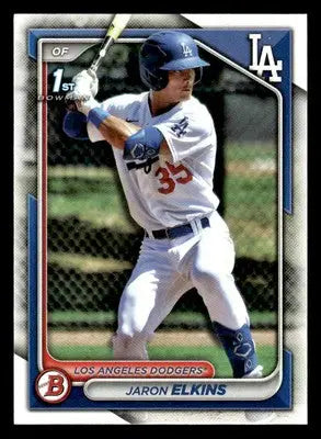 2024 Bowman #BP-106 Jaron Elkins Prospects - Baseball Card Single