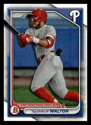 2024 Bowman #BP-113 TayShaun Walton Prospects - Baseball Card Single