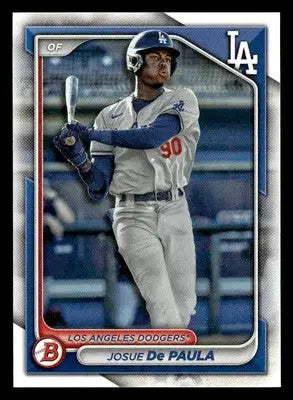 2024 Bowman #BP-12 Josue De Paula Prospects - Baseball Card Single