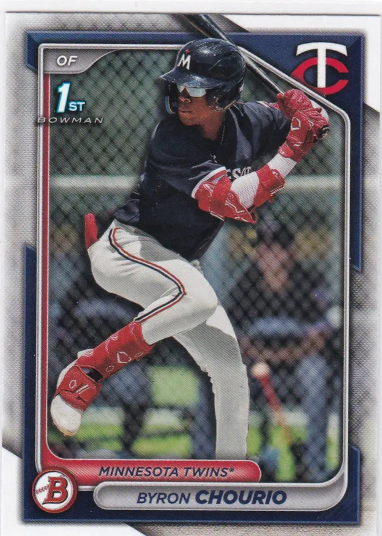 Byron Chourio 1st Bowman card from 2024 Bowman #BP-129 Minnesota Twins