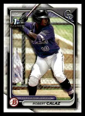 2024 Bowman #BP-131 Robert Calaz Prospects - Baseball Card Single