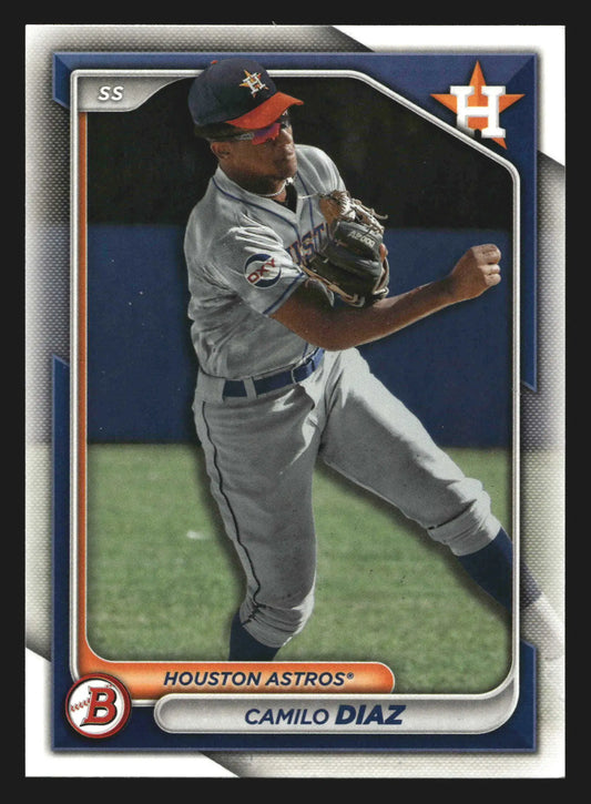 2024 Bowman #BP-135 Camilo Diaz Astros 1st Bowman - Baseball Card Single
