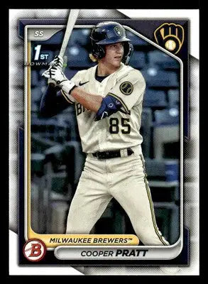 2024 Bowman #BP-137 Cooper Pratt Prospects - Baseball Card Single
